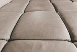 KAWOLA Sofa NELSON Ecksofa Leder grau