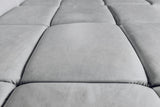 KAWOLA Sofa NELSON Ecksofa Leder hellgrau
