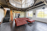 KAWOLA Sofa NELSON Ecksofa Leder rot