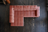 KAWOLA Sofa NELSON Ecksofa Leder rot