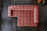 KAWOLA Sofa NELSON Ecksofa Leder rot