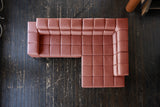 KAWOLA Sofa NELSON Ecksofa Leder rot