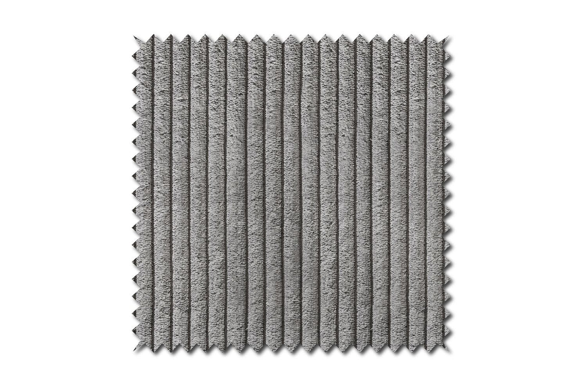 KAWOLA Sofa NETTA 3-Sitzer Bezug abziehbar Cord grau
