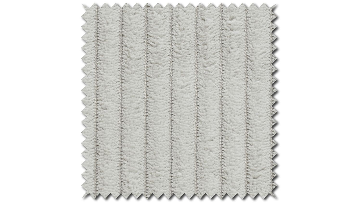 KAWOLA Sofa NETTA 3-Sitzer Bezug abziehbar Cord hellgrau
