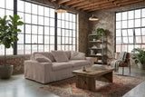 KAWOLA Sofa NETTA 3-Sitzer Bezug abziehbar Cord taupe