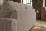 KAWOLA Sofa NETTA 3-Sitzer Bezug abziehbar Cord taupe