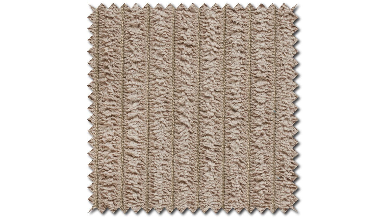 KAWOLA Sofa NETTA 3-Sitzer Bezug abziehbar Cord taupe