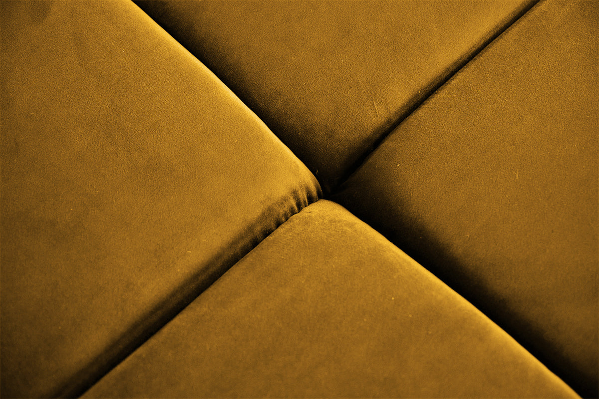 KAWOLA Sofa NEVADA Ecksofa Velvet curry