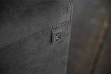 KAWOLA Sofa NILO 3-Sitzer Velvet Vintage anthrazit