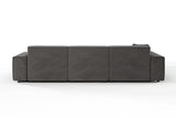 KAWOLA Sofa RANI Ecksofa Cord grau