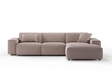 KAWOLA Sofa RANI Ecksofa Cord rosa
