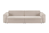 KAWOLA Sofa SAMU Feincord beige, 2-Sitzer