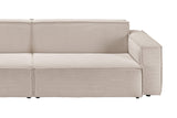 KAWOLA Sofa SAMU Feincord beige