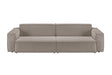 KAWOLA Sofa SAMU Feincord grau, 2-Sitzer