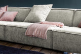 KAWOLA Sofa SAMU Riesensofa Stoff beige