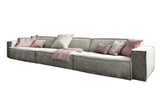 KAWOLA Sofa SAMU Riesensofa Stoff beige