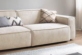 KAWOLA Sofa SAMU Stoff beige