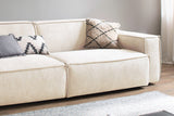 KAWOLA Sofa SAMU Stoff creme