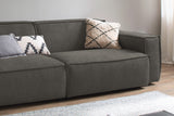 KAWOLA Sofa SAMU Stoff grau