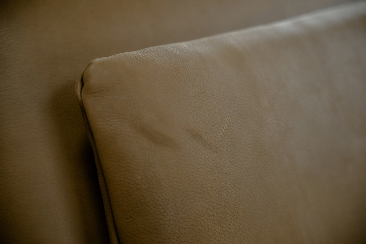 KAWOLA Sofa WIOLO Ecksofa Leder camel