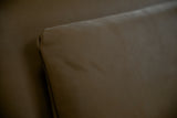 KAWOLA Sofa WIOLO Ecksofa Leder dunkelbraun