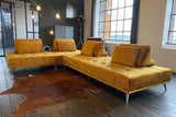 KAWOLA Sofa WIOLO Ecksofa velvet cognac
