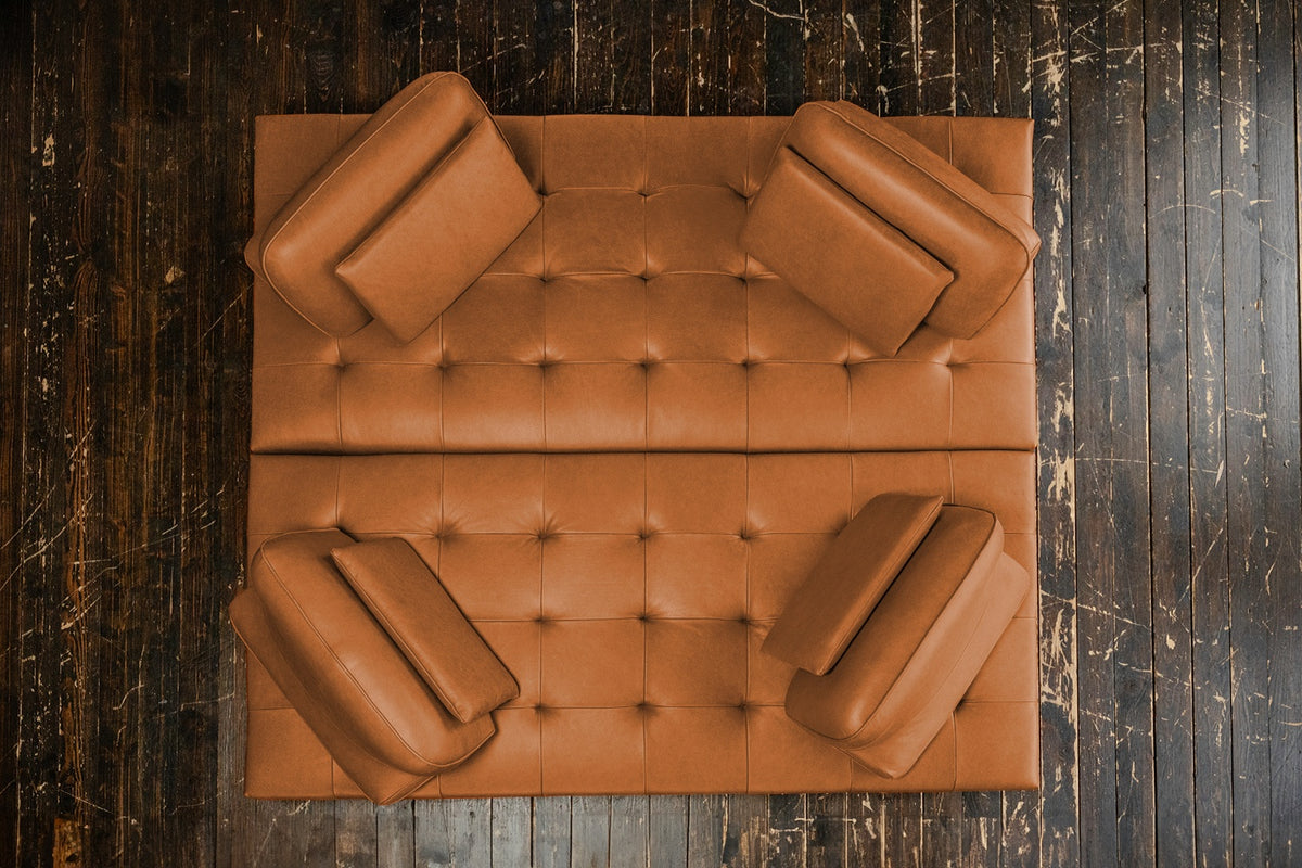 KAWOLA Sofa WIOLO Schlafsofa Daybed Leder cognac