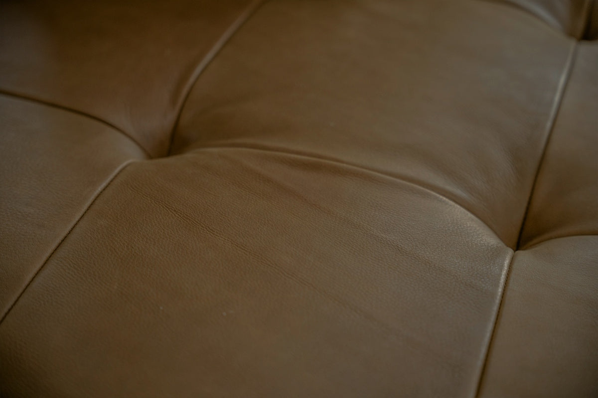 KAWOLA Sofa WIOLO Schlafsofa Daybed Leder dunkelbraun