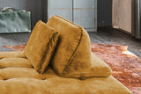 KAWOLA Sofa WIOLO Schlafsofa Daybed velvet cognac