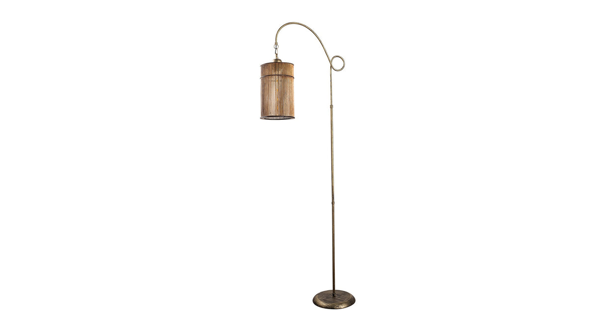 KAWOLA Stehlampe DOREVA Bambus antik
