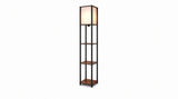 KAWOLA Stehlampe ELVARA Holz walnuss