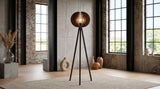 KAWOLA Stehlampe YARA Holz walnuss