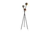 KAWOLA Stehleuchte TIVOLI Stehlampe Glas/Metall schwarz