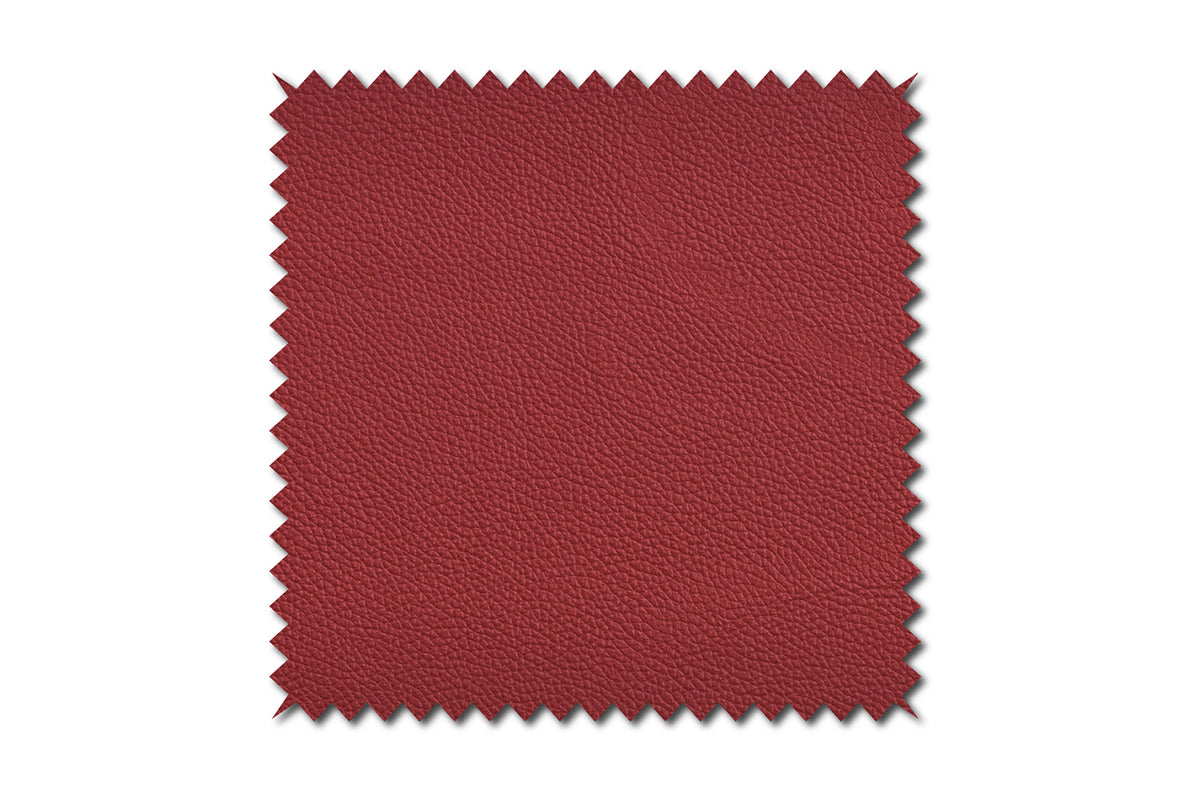 KAWOLA Stoffmuster Leder cherry