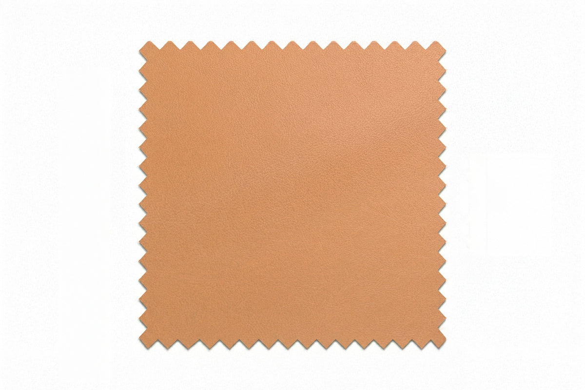 KAWOLA Stoffmuster Leder cognac