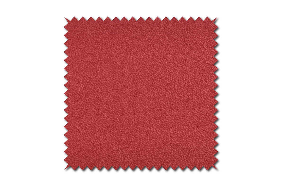 KAWOLA Stoffmuster Leder rot