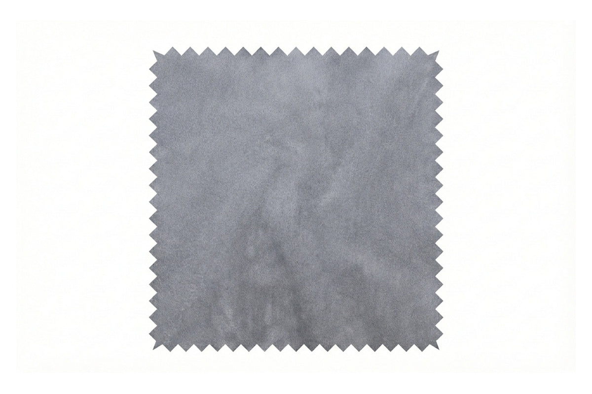 KAWOLA Stoffmuster Velvet grau