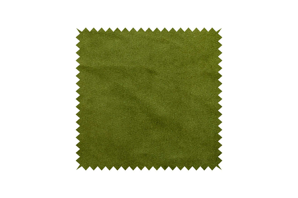 KAWOLA Stoffmuster Velvet grün