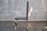 KAWOLA Stuhl AMALIA Esszimmerstuhl Barock Velvet grau