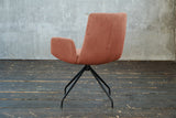 KAWOLA Stuhl NEW CHARME Drehstuhl Esszimmersessel Cord rost