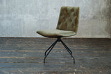 KAWOLA Stuhl NEW CHARME Drehstuhl Esszimmerstuhl Velvet oliv