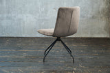 KAWOLA Stuhl NEW CHARME Drehstuhl Esszimmerstuhl Velvet sand