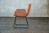 KAWOLA Stuhl NEW CHARME Esszimmersessel Cord rost