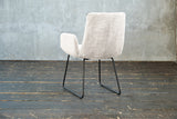 KAWOLA Stuhl NEW CHARME Esszimmersessel Cord weiß