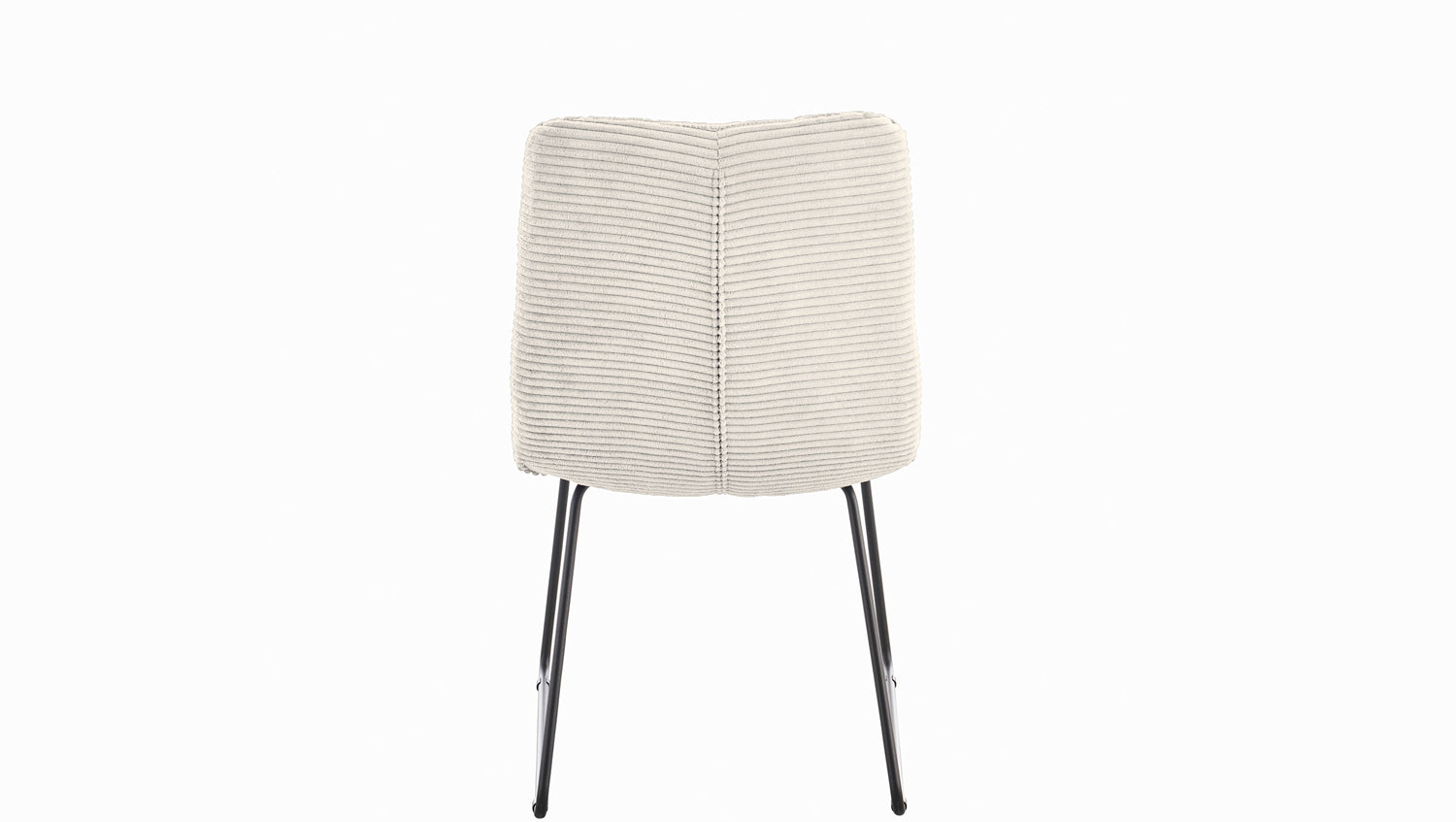 KAWOLA Stuhl NEW CHARME Esszimmerstuhl Cord cremeweiß