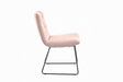 KAWOLA Stuhl NEW CHARME Esszimmerstuhl Cord rosa