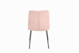KAWOLA Stuhl NEW CHARME Esszimmerstuhl Cord rosa