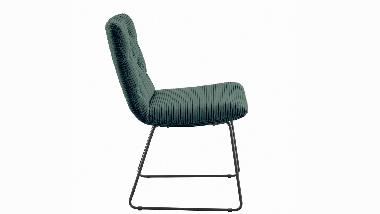 KAWOLA Stuhl NEW CHARME Esszimmerstuhl Cord smaragd