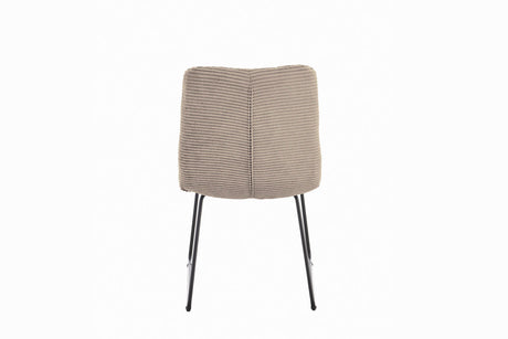 KAWOLA Stuhl NEW CHARME Esszimmerstuhl Cord taupe