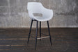KAWOLA Thekenhocker ZAJA Barstuhl Sitzhöhe 65 cm Kunststoff weiß